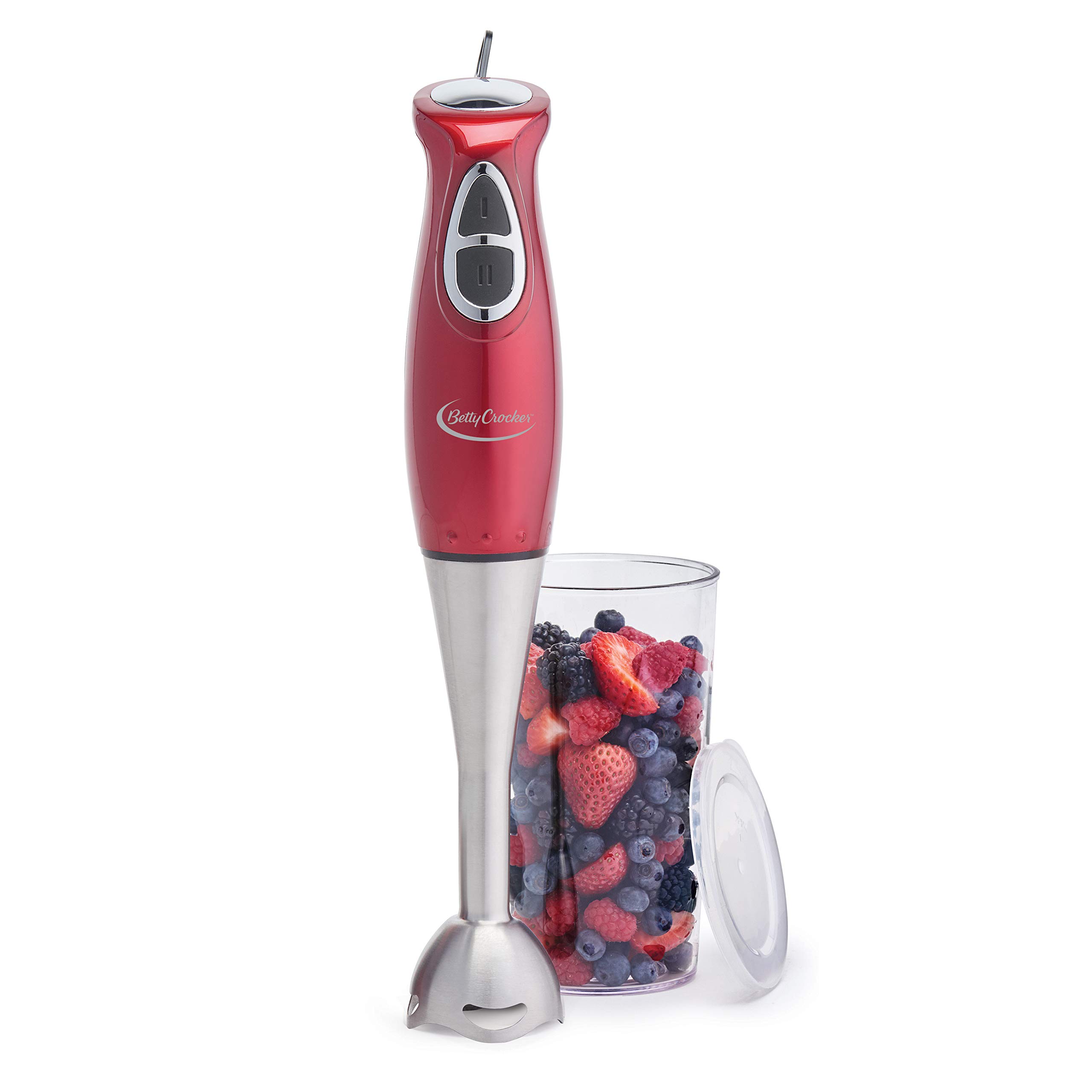 Amazon.com: Betty Crocker Hand Blender with Beaker, White
